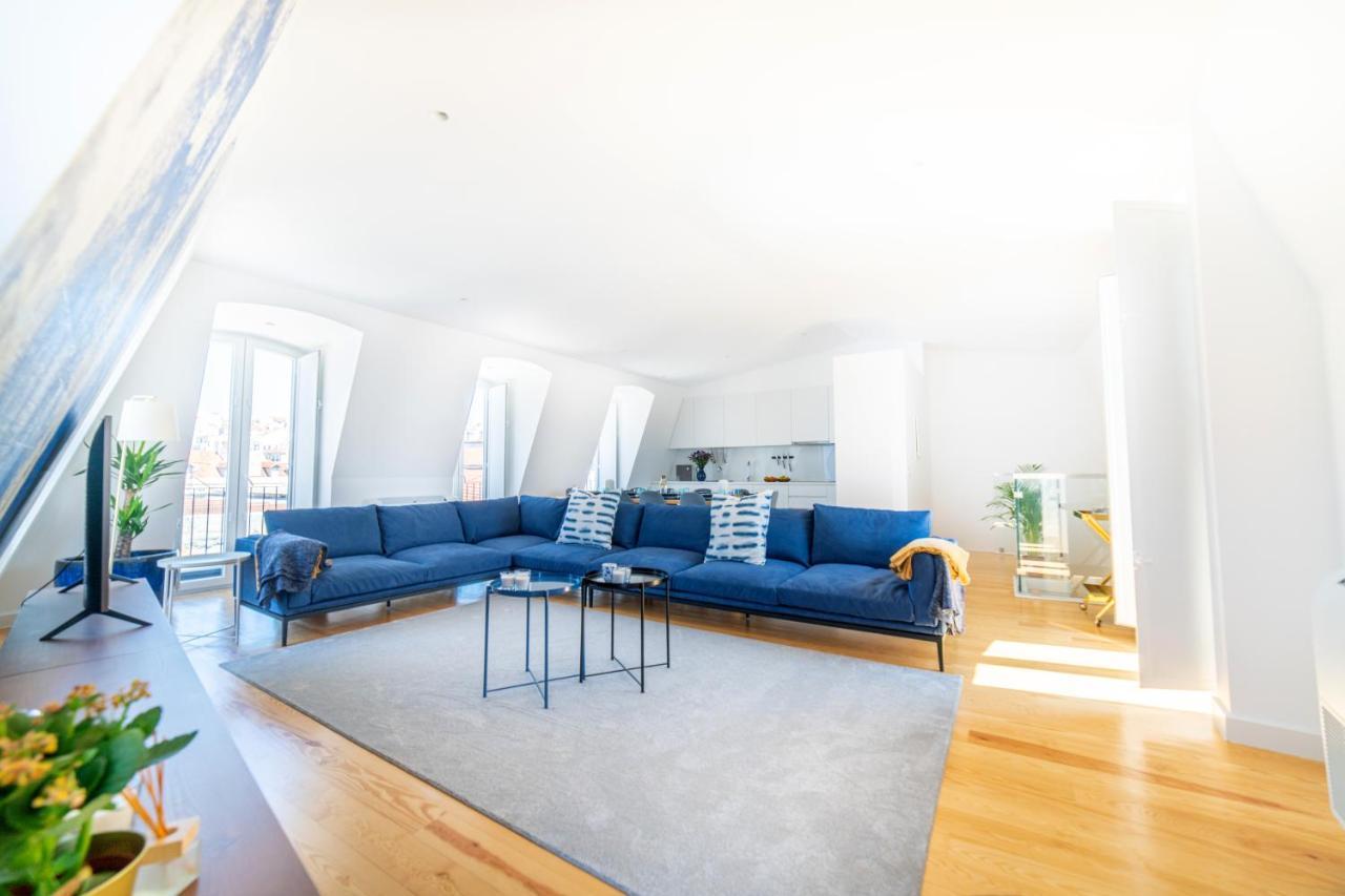 Blue By The River 4 - Unique Penthouse Duplex With A View Lissabon Exterior foto